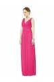 Long Sleeveless Soft Chiffon Azalea A-Line Bridesmaid Dress Edmonton