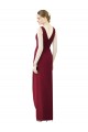 Long Sleeveless Chiffon Frost Sheath Bridesmaid Dress / Evening Dress Edmonton