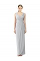 Long Sleeveless Chiffon Frost Sheath Bridesmaid Dress / Evening Dress Edmonton