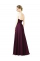 Long Sleeveless Chiffon Grape A-Line Bridesmaid Dress Edmonton
