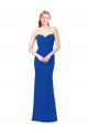 Long Sleeveless Chiffon Royal Blue A-Line Bridesmaid Dress / Evening Gowns Edmonton