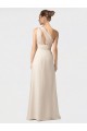 Long Sleeveless Soft Chiffon Black One Shoulder A-Line Bridesmaid Dress Edmonton