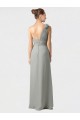 Long Sleeveless Soft Chiffon Black A-Line Bridesmaid Dress / Formal Dress Edmonton