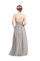 Long Sleeveless Soft Chiffon Dark Navy A-Line Evening Gowns / Bridesmaid Dress Edmonton