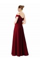 Long Sleeveless Chiffon Burgundy Sweetheart A-Line Bridesmaid Dress / Evening Dress Edmonton