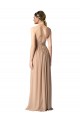 Long Sleeveless Soft Chiffon Red A-Line Bridesmaid Dress / Formal Dress Edmonton
