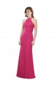 Long Sleeveless Soft Chiffon Ruby A-Line Bridesmaid Dress Edmonton