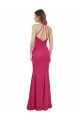 Long Sleeveless Soft Chiffon Ruby A-Line Bridesmaid Dress Edmonton