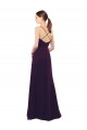 Long Sleeveless Soft Chiffon Grape A-Line Formal Dress / Bridesmaid Dress Edmonton