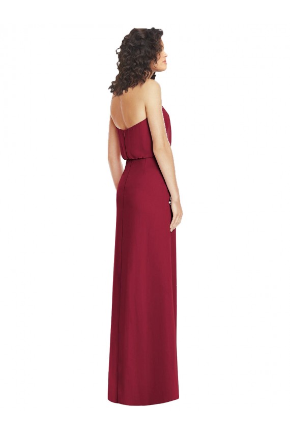 Long Sleeveless Soft Chiffon Lilac A-Line Formal Dress / Bridesmaid Dress Edmonton