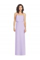 Long Sleeveless Soft Chiffon Lilac A-Line Formal Dress / Bridesmaid Dress Edmonton