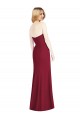 Long Sleeveless Soft Chiffon Desert Rose Trumpet Bridesmaid Dress Edmonton