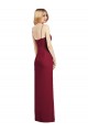 Long Sleeveless Soft Chiffon Coral Trumpet Formal Dress / Bridesmaid Dress Edmonton