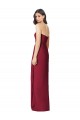 Long Sleeveless Soft Chiffon Olive Green Trumpet Bridesmaid Dress Edmonton