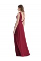 Long Sleeveless Lxue Chiffon Sea Glass A-Line Bridesmaid Dress Edmonton