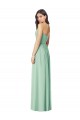 Long Sleeveless Soft Chiffon Mint Green Sweetheart Trumpet Bridesmaid Dress Edmonton