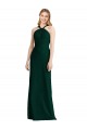 Long Sleeveless Soft Chiffon Ever Green Trumpet Bridesmaid Dress Edmonton