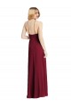 Long Sleeveless Soft Chiffon Dark Green A-Line Semi Formal Evening Dress / Bridesmaid Dress Edmonton