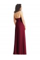 Long Sleeveless Soft Chiffon Smoke Green Trumpet Formal Evening Gown / Bridesmaid Dress Edmonton