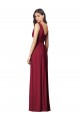 Long Sleeveless Soft Chiffon Royal Blue A-Line Semi Formal Evening Dress / Bridesmaid Dress Edmonton