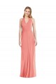 Long Sleeveless Soft Chiffon Desert Rose Trumpet Formal Evening Gown / Bridesmaid Dress Edmonton