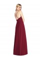 Long Sleeveless Soft Chiffon Royal Blue A-Line Formal Dress / Bridesmaid Dress Edmonton
