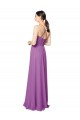 Long Sleeveless Soft Chiffon Dahlia A-Line Formal Dress / Bridesmaid Dress Edmonton