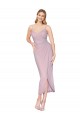 Knee Length Sleeveless Soft Chiffon Primrose Mermaid High Low Evening Gown / Prom Dress / Bridesmaid Dress Edmonton