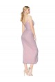 Knee Length Sleeveless Soft Chiffon Primrose Mermaid High Low Evening Gown / Prom Dress / Bridesmaid Dress Edmonton