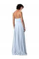 Long Sleeveless Soft Chiffon Light Sky Blue A-Line Formal Dress / Bridesmaid Dress Edmonton