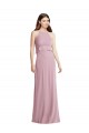 Long Sleeveless Chiffon Primrose A-Line Bridesmaid Dress / Evening Dress Edmonton