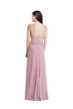 Long Sleeveless Chiffon Primrose A-Line Bridesmaid Dress / Evening Dress Edmonton