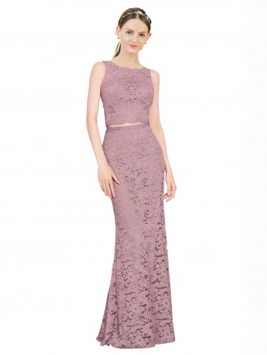 Long Sleeveless Lace Mermaid Prom Dress / Bridesmaid Dress Edmonton