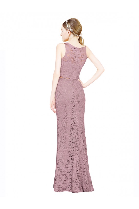 Long Sleeveless Lace Mermaid Prom Dress / Bridesmaid Dress Edmonton