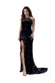 Long Sleeveless Lace Black Mermaid Black Tie Evening Gown / Prom Dress / Bridesmaid Dress Edmonton