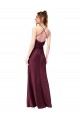 Long Sleeveless Silk like Satin Black Sheath Black Tie Evening Gown / Prom Dress / Bridesmaid Dress Edmonton