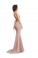 Long Sleeveless Spandex Dusty Pink Mermaid Formal Evening Gown / Prom Dress / Bridesmaid Dress Edmonton