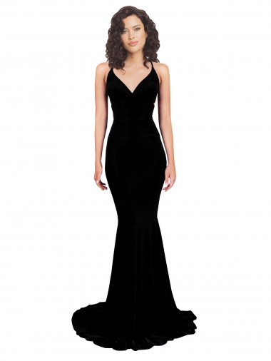 Long Sleeveless Spandex Black Mermaid Formal Evening Gown / Prom Dress / Bridesmaid Dress Edmonton