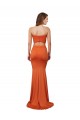 Long Sleeveless Spandex Orange Mermaid Formal Evening Gown / Prom Dress / Bridesmaid Dress Edmonton