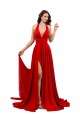 Long Sleeveless Spandex Red A-Line Formal Evening Gown / Prom Dress / Bridesmaid Dress Edmonton