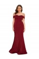 Long Sleeveless Spandex Burgundy Mermaid Formal Plus Size Evening Gown / Prom Dress / Bridesmaid Dress Edmonton