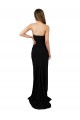 Long Sleeveless Stretch Crepe Black Column Formal Evening Gown / Prom Dress / Bridesmaid Dress Edmonton